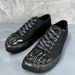 2025 European And American Runway Metal Toe Canvas For Women Low-Cut Couple Style Fashion Shoes New Export Flat Heel_vogvips.com