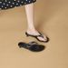 AIYUQI 2026 New Women's Slippers High-Heeled Fashionable Flip-Flops Women Plus Size Summer Round Toe Beach Shoes Girl_vogvips.com