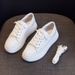 2026 Summer New Genuine Leather White Sneakers For Women, Flat, Breathable, Casual, Versatile, Student, Factory Direct_vogvips.com