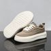 Men's Versatile Casual Sneakers Black Canvas Shoes Thick Sole Height Increasing Low Top Athletic Shoes New Summer Style_vogvips.com