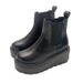 Friday Black Bestsellers Correct Logo 1 Studiolee Grape Mom Elastic Genuine Leather Slip-On Height-Increasing Thick-Soled Round-Toe Ankle Boots For_vogvips.com