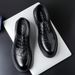 New Derby shoes men's summer leather shoes hollow leather men's shoes high-grade business formal leather shoes_vogvips.com