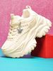 Lightweight 7cm Height-Increasing Fashion Casual With Silver Butterfly Decoration And Chain Accessory, High Platform_vogvips.com