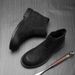 European Warm Series Men's Winter Leather British Style Short Trendy High-top Martin Fashion Boots_vogvips.com