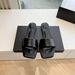 Cross-Border European And American In-Stock 2025 Spring-Summer New Model, Large Letter Print Flat Square-Toed Simple_vogvips.com