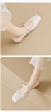 Mary Jane Shoes Women's Skirt Retro Soft Leather Thick Heel Single Shoes Large Size Women's Shoes_vogvips.com