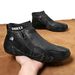 Fleece Martin Boots Men's Large Size Men's Shoes High Top Wear-resistant Men's Boots Outdoor Casual Shoes Warm Cotton Shoes_vogvips.com