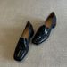 Loafers Women's One-pedal Casual Small Leather Shoes High-heeled French Single Shoes Women_vogvips.com
