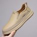 Business Me Leather Loafers Slip On Dress Breathable Casual Flats Non-Slip Soft Sole Office Walking Shoes Male_vogvips.com
