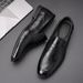 2025 New Autumn Casual Loafers Top Layer Cowhide Business Leather Slip-On High-End British Style Men's Shoes_vogvips.com