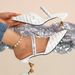 New Summer Women's Pointed Toe Rhinestone Closed Toe Flat Sandals Outdoor Wear European American Style Slip On Sandals_vogvips.com