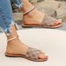 SHLIANG Summer New Comfortable And Lightweight Flat Shoes Women Fashion Round Head Beach Casual Slippers For Women V0053_vogvips.com