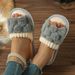New Autumn Winter Cotton Slippers Warm Women Home Fleece Thickened Comfortable Thick Sole Indoor Outdoor Men Non-Slip_vogvips.com
