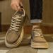 Men's shoes new autumn all match casual work shoes men's Martin boots men's low top retro leather shoes sports shoes_vogvips.com