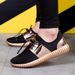 Spring/Summer Women's Versatile Breathable Casual Sports Mesh Couple Durable Sequin Hollow Tourism Shoes_vogvips.com