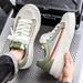 Men's Summer Breathable Niche Versatile Casual Board Youth Anti Slip Sports Thick Sole Height Increasing White Shoes_vogvips.com