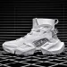High-top Sock Sneakers Men Trendy Hip-hop Sports Shoes Male Mesh Breathable Jogging Shoes Oversize Walking Shoes Male Footwear_vogvips.com