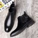 New men's ankle boots for fall and winter vintage boots_vogvips.com