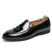 Unbeatable Quality Men's Low Cut Casual Fringed Leather Large Size, Summer New Style, Trendy Brand Lazy Shoes, Business Flat Shoes_vogvips.com