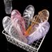 Crystal Plastic Indoor Women, Summer Jelly Color Bathroom Sandals, Transparent Non-Slip Odor-Resistant One-Word Slippers_vogvips.com