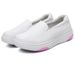 Nurse Shoes Work Shoes Small White Shoes Leather Soft Soled Hollow Breathable Work Shoes_vogvips.com