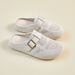 Little White Shoes Female Student Lazy One Pedal Half Tray Casual Shoes Street Shooting Shoes_vogvips.com