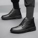 Crocodile Leather Men's Casual Leather Shoes Invisible Inner Height Increase Men's Shoes Cm Height Increase Shoes Martin Boots_vogvips.com