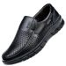 Suitable For All Seasons Mingfu Sandals Genuine Leather Hollow Breathable Hole Men's Soft Sole Top Layer Cowhide Casual Dad Shoes_vogvips.com