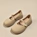Soft-soled Mary Jane Leather For Women, Spring Style, French Evening Style Single 2026 New Fairy Shoes, Gentle Shoes_vogvips.com