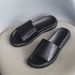 3031 Men's Summer Leather Slippers With Foot One Line, Suitable For Wearing Outside, Non Slip, Bathroom, Shower, And_vogvips.com