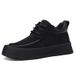 New 2025 Handmade Casual Leather Shoes, Men's Pointed Toe Lace-up Soft Sole Breathable Sneakers_vogvips.com