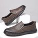 Suitable For All Seasons Hollow Out Sandals Autumn New Casual Men's Driving Clogs Non-Slip Business Leather Shoes_vogvips.com