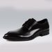 Regal Footwear European Style Pointed Toe Business Men's Formal Leather Low-top Lace-up Single Shoes Trendy_vogvips.com