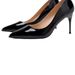 High Heels 2025 Summer New Style Pointed Toe Nude Elegant Thin Heel Patent Leather Black Shallow Versatile Women's Shoes_vogvips.com