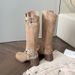 Plus Size Wide 2024 Autumn Winter New Over-the-Knee High With Fleece Lining Long Tube Leather Riding Boots For Women_vogvips.com