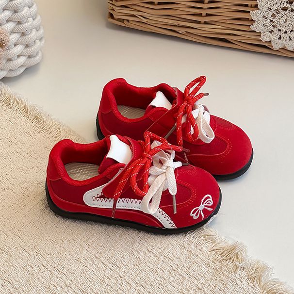 2026 New Spring Sports For Children, Girls' Fashionable Versatile Casual Running Shoes, Simple Dad Shoes_vogvips.com