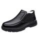 European Warm Series New Men's Leather Shoes For Middle-aged Elderly, Winter Business Casual Shoes, Comfortable And Warm With Fleece Lining_vogvips.com