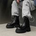 Winter Thick-soled Heightening Tooling Boots Short Boots Cigarette Boots Martin Boots_vogvips.com