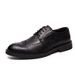 Suitable For All Seasons Men's Leather Large Size Spring New Low-top Lace-up Brogue Carved Casual Wedding Shoes_vogvips.com