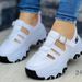 In-stock Large-size Women's Sandals Spring And Autumn New Model Round-toe Thick-soled Low-top Buckle_vogvips.com