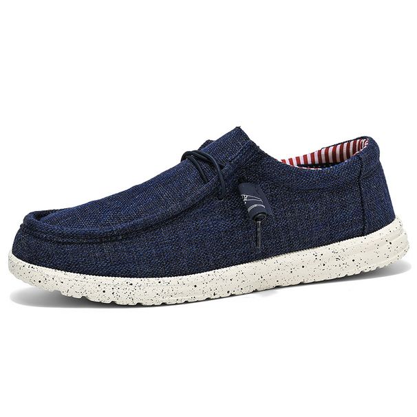 Fashion plus-size loafers men's canvas casual shoes_vogvips.com
