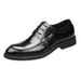 Suitable For All Seasons Men's Leather New Business Formal Casual Spring Autumn Breathable British Korean Style Pointed Toe Groom Wedding Shoes_vogvips.com