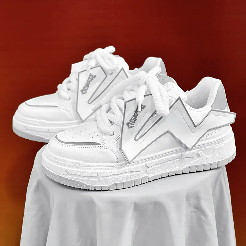 Niche Deign Haruku Hong Kong Tyle Bread Caual New National Tide Brand Pop Port Kateboarding Men' Hoe 323 1_vogvips.com