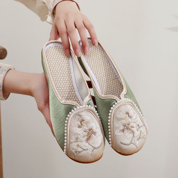 Women’s Shoes Summer New Style Old Cloth Shoes Simple Temperament Cheongsam Slippers Comfortable Ethnic Style Women's Shoes_vogvips.com