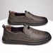 Retro Penny Loafer Genuine Cow Leather Classic Shoes Sewing Comfortable Men Casual Slip-on Club Party Shoe Spring Summer_vogvips.com