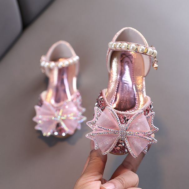 Girls Little Big Child Princess Casual Single Shoes Show Shoes Net Dance Show Shoes_vogvips.com