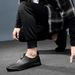 Leather Shoes Men's Leather Shoes Men's Casual Work Shoes Foot Cover Shallow Mouth Men's Shoes_vogvips.com
