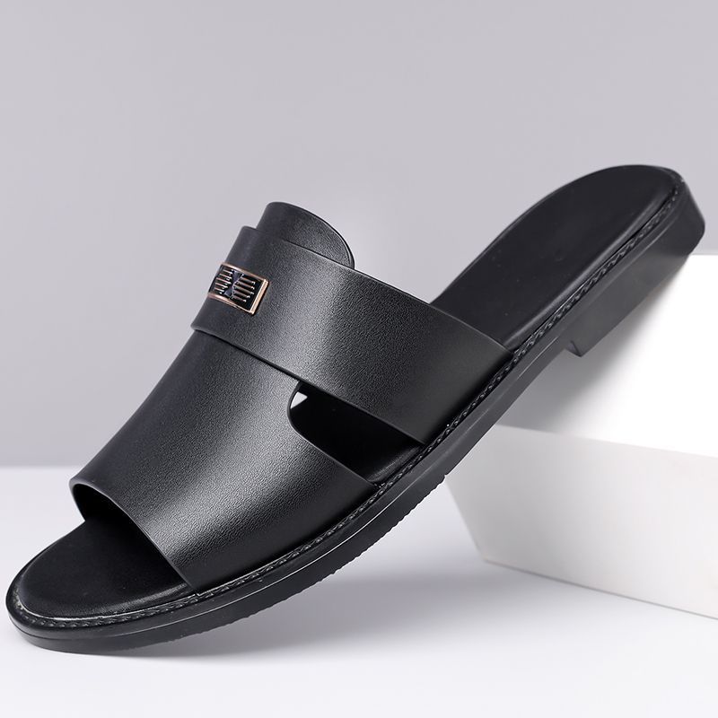 Men's Slippers 2026 New Summer Breathable Odor-Resistant Home Non-Slip Wear-Resistant Outdoor Beach Sandals For Men_vogvips.com