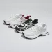 Women's Black And White Chunky Sneakers Breathable Mesh Platform Dad Shoes Ultra Light Casual Couple New Unisex Sneakers_vogvips.com