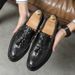 Men's Shoes In Plus Size, New Casual Fashionable Men's Business Leather Shoes, Trendy British Style Foot Covers, And_vogvips.com
